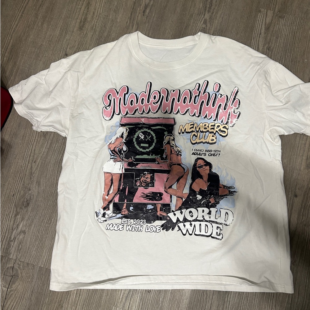 Modernothing White Graphic Tee